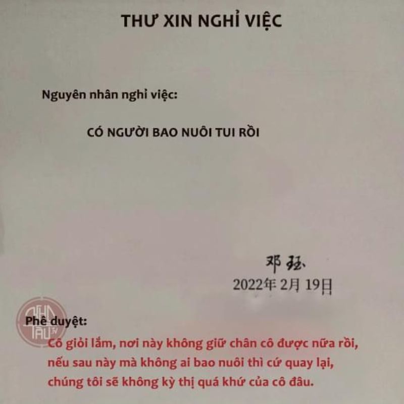 89+ Meme nghỉ việc hài hước cho dân công sở cực viral 6 Thư xin nghỉ việc ảnh chế