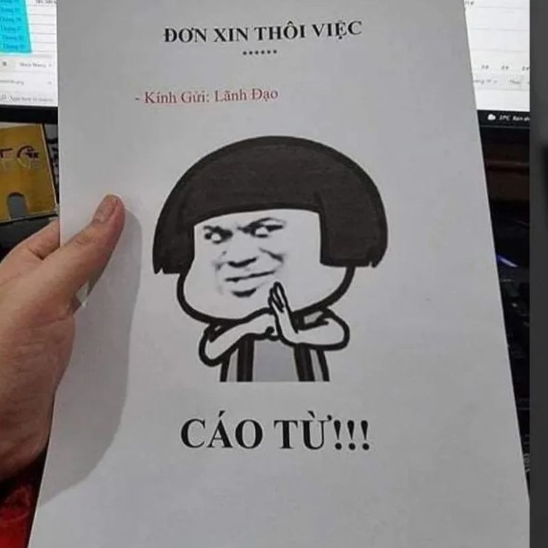89+ Meme nghỉ việc hài hước cho dân công sở cực viral 4 Đơn xin thôi việc ảnh chế hài hước