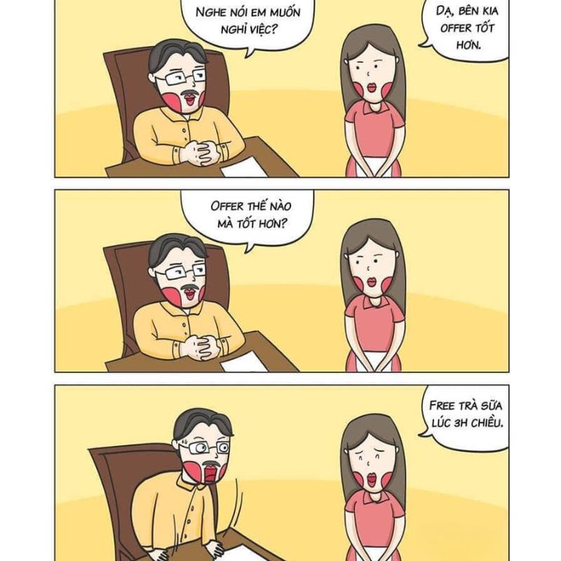 89+ Meme nghỉ việc hài hước cho dân công sở cực viral 12 Ảnh chế nhân viên xin nghỉ việc vì trà sữa