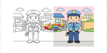 tranh tô màu bác bảo vệ