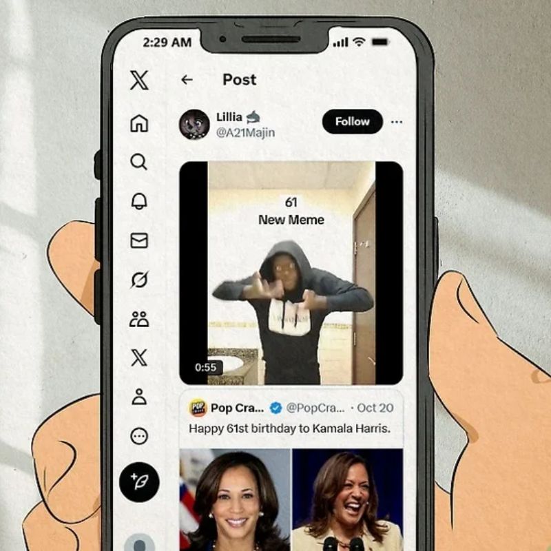 61 meme là gì? Giải mã trend số “6 1” viral TikTok 2 61 meme thuộc nhóm “nonsense meme", không có nghĩa gì nhưng lại cực viral