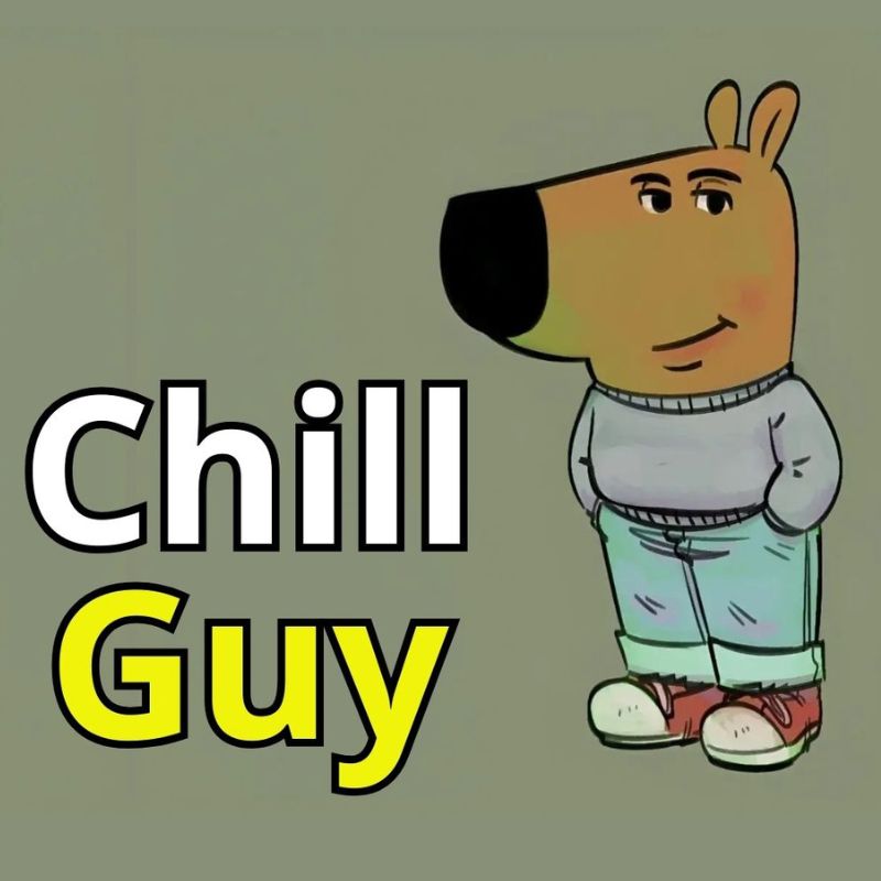 Chill guy là gì? Giải mã meme anh chàng thư giãn và lối sống chill 2 Chill guy có nghĩa là anh chàng thư giãn