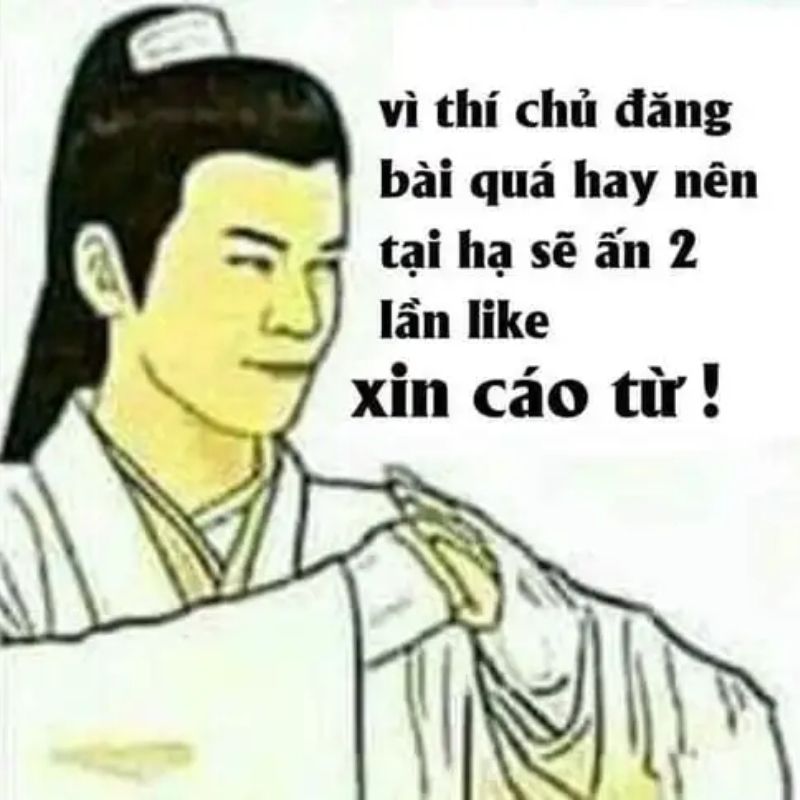 Sưu tầm 99+ meme cáo từ cực hài, cáo biệt theo kiểu giang hồ 12 Meme tại hạ xin cáo từ