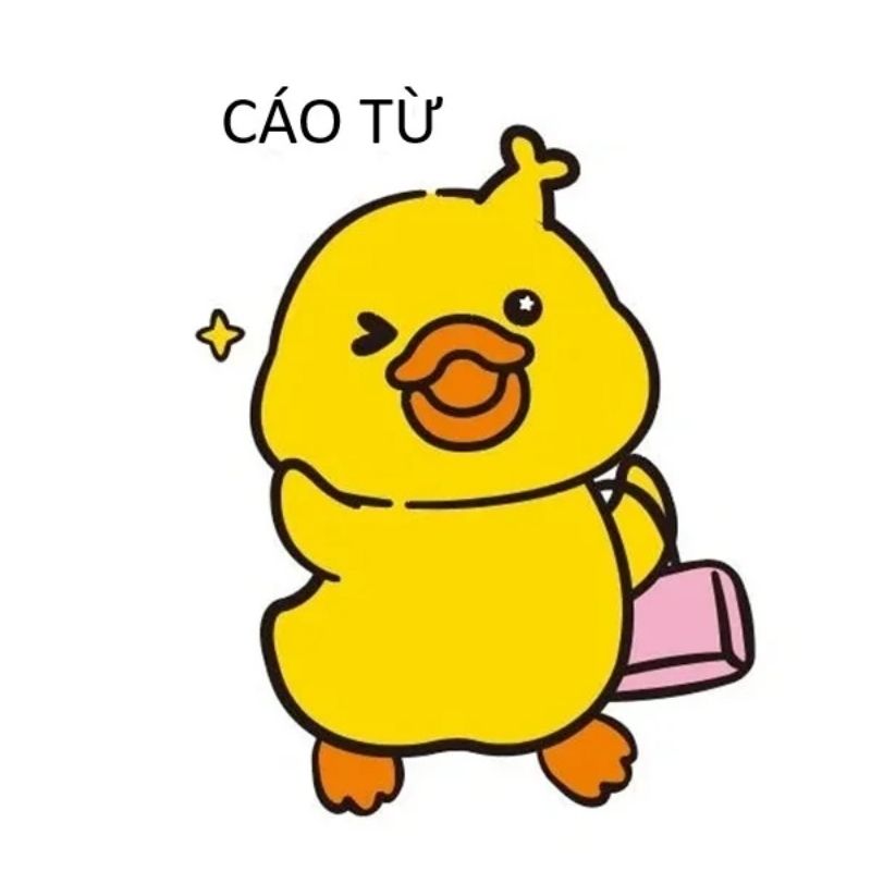 Sưu tầm 99+ meme cáo từ cực hài, cáo biệt theo kiểu giang hồ 42 meme cáo từ vịt vàng
