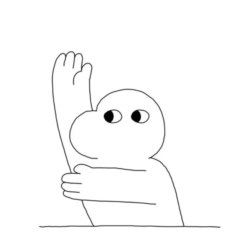 55+ meme giơ tay hài hước, lầy lội, siêu bựa, cà khịa đỉnh 19 Meme giơ tay xin phép