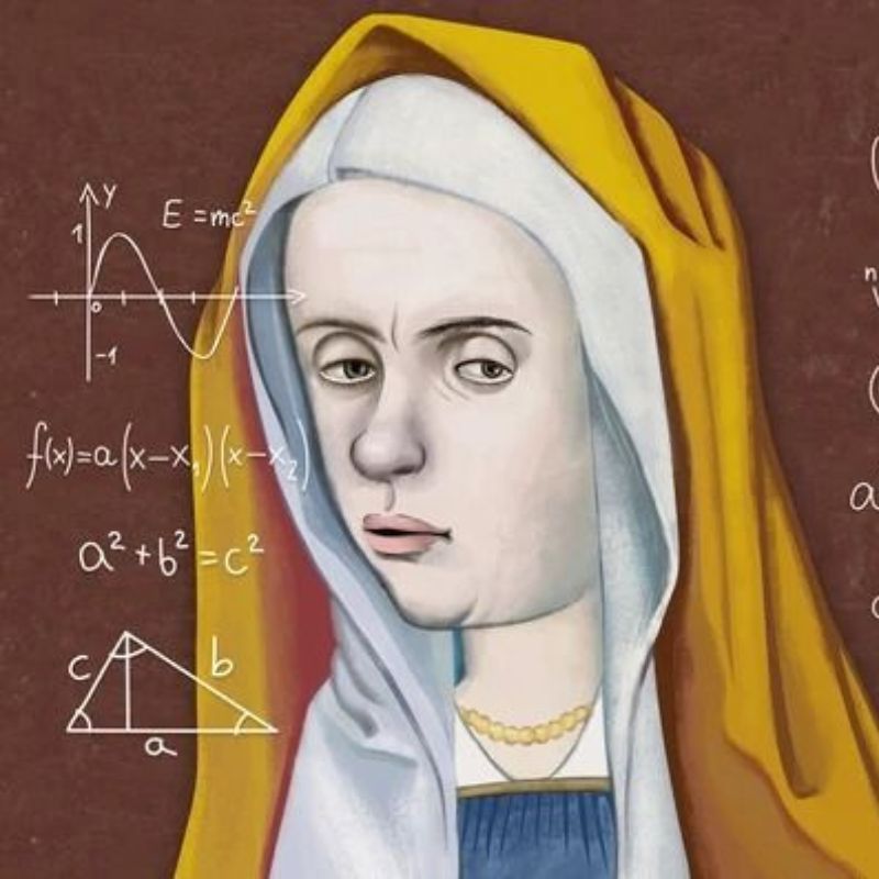 99+ meme math lady hài hước huyền thoại, suy luận cực viral 15 mẹ maria đang nhăn nhó suy nghĩ