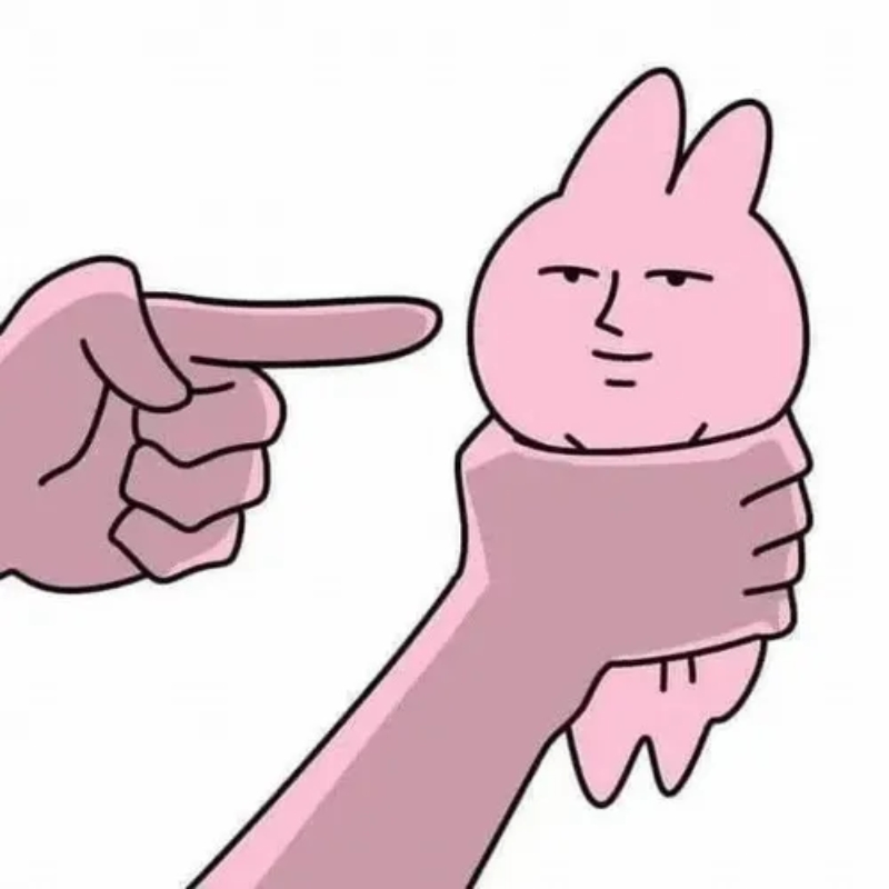 99+ meme thỏ hồng siêu bựa, tếu, lầy lội hài hước nhất 1 thỏ hồng bị bắt