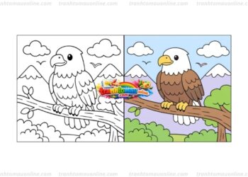tô màu chim đại bàng