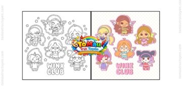 tô màu công chúa winx xinh đẹp