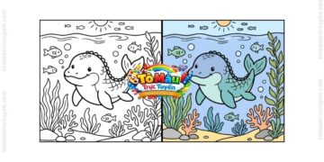 tô màu khủng long mosasaurus