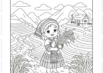 Tranh tô ruộng bậc thang Tây Bắc
