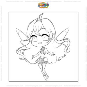 Tranh tô màu công chúa Winx Bloom