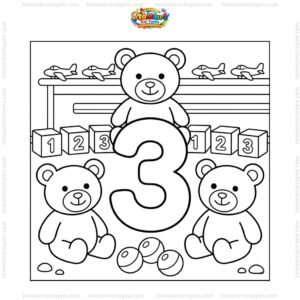 Tranh tô màu số 3 cho bé