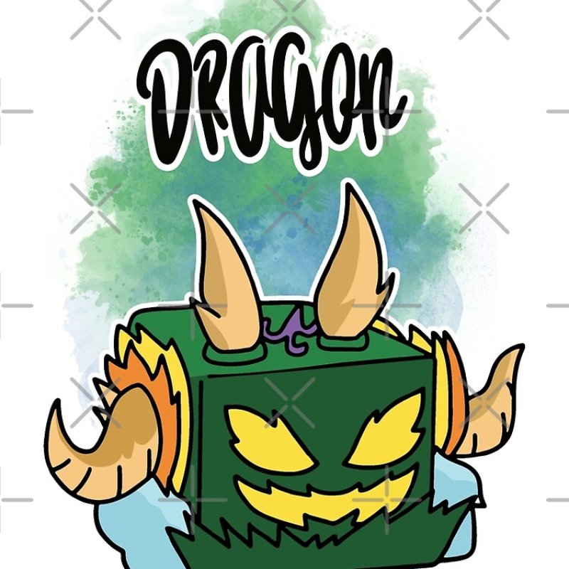 Hình Blox Fruit dragon chibi cute