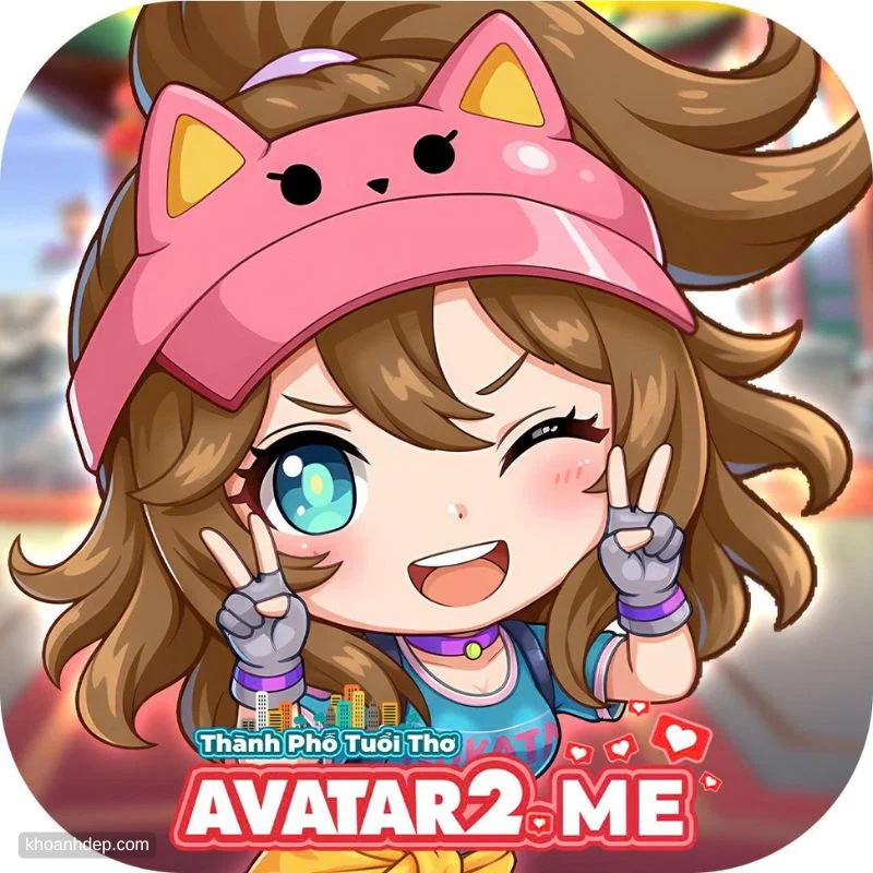 Ảnh nhân vật chibi dễ thương trên mạng xã hội avatar VNTeam