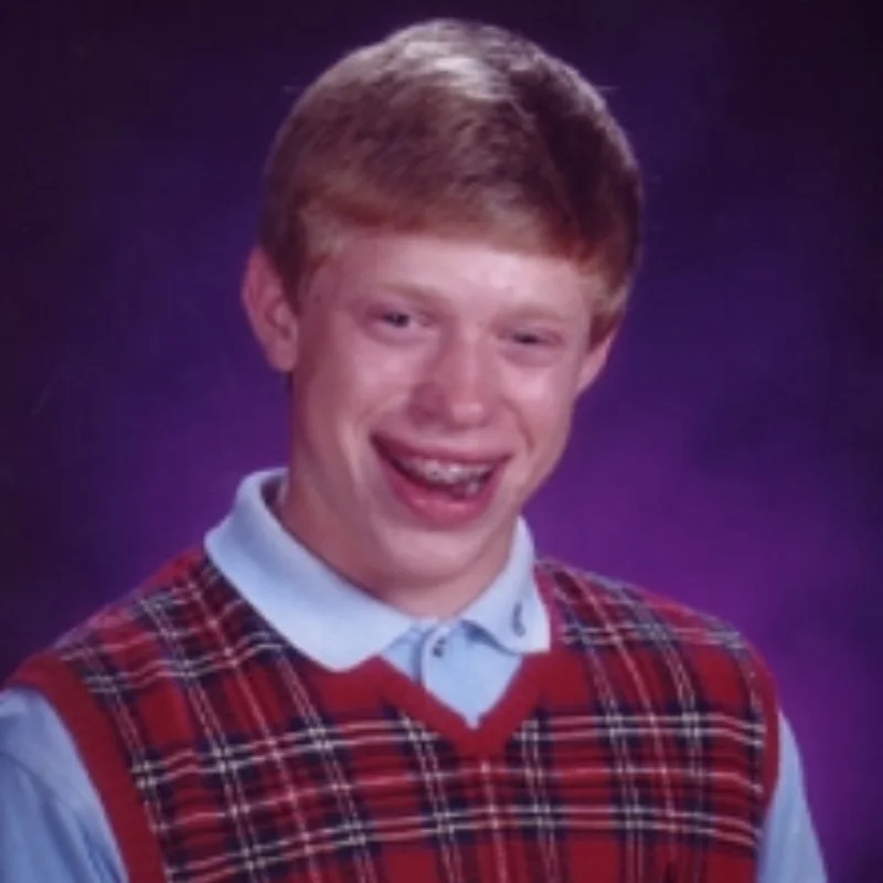 15+ Meme nổi tiếng nhất thế giới và Việt Nam cực viral 13 ảnh thánh nhọ Bad Luck Brian