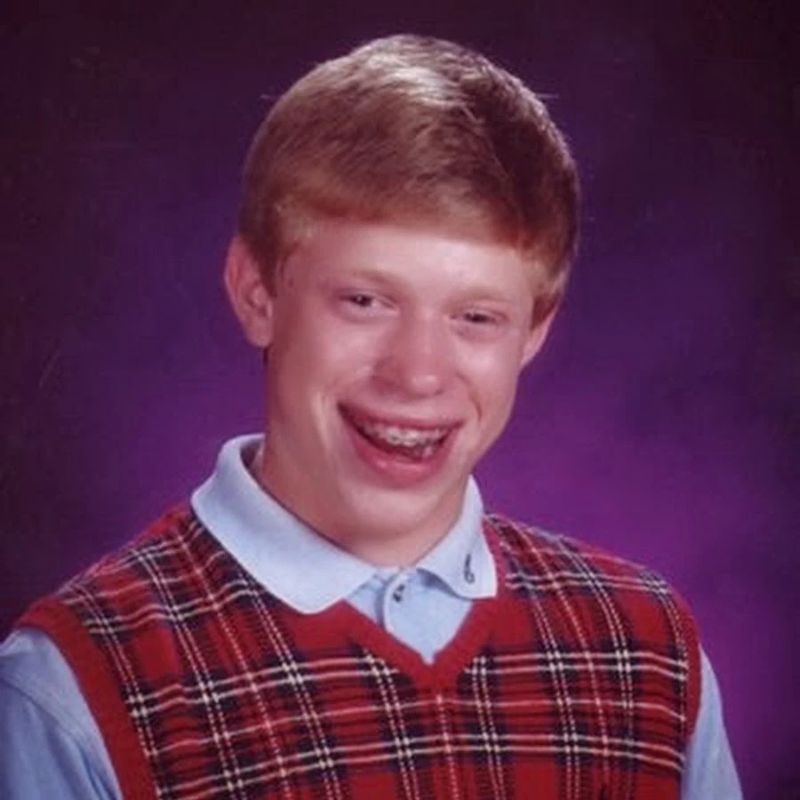 Meme Bad Luck Brian khó tin nhưng có thật