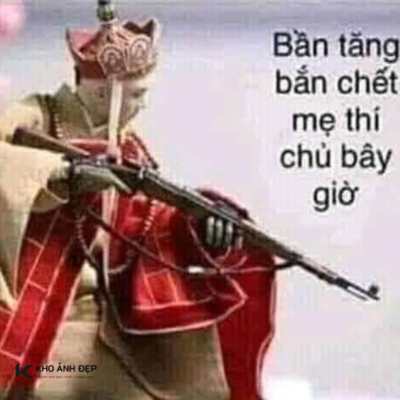 100+ Ảnh Đường Tăng meme cực kỳ "tấu hài" và “lầy lội” 13 Bần tăng bắn súng
