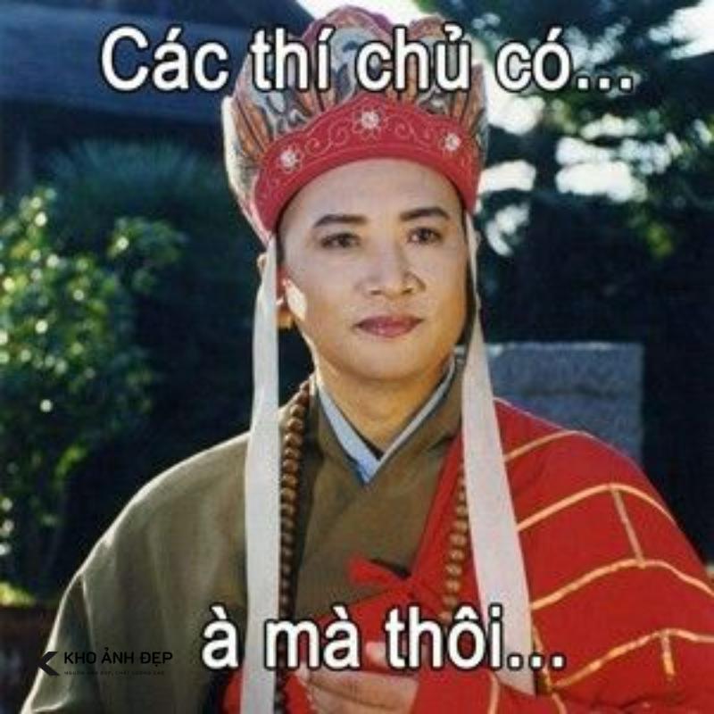 100+ Ảnh Đường Tăng meme cực kỳ "tấu hài" và “lầy lội” 24 Đường Tăng meme hài hước
