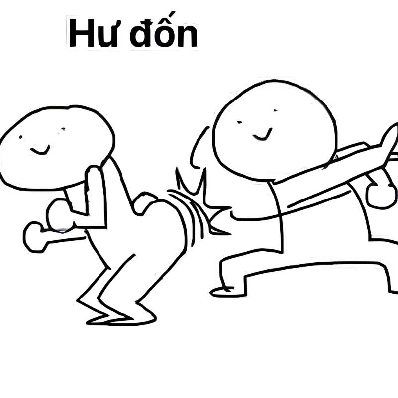 meme đánh mông hài hước
