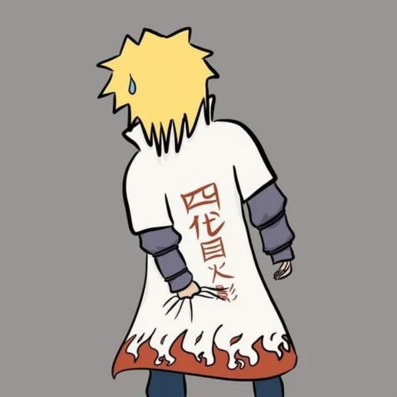ảnh anime quay lưng gãi mông