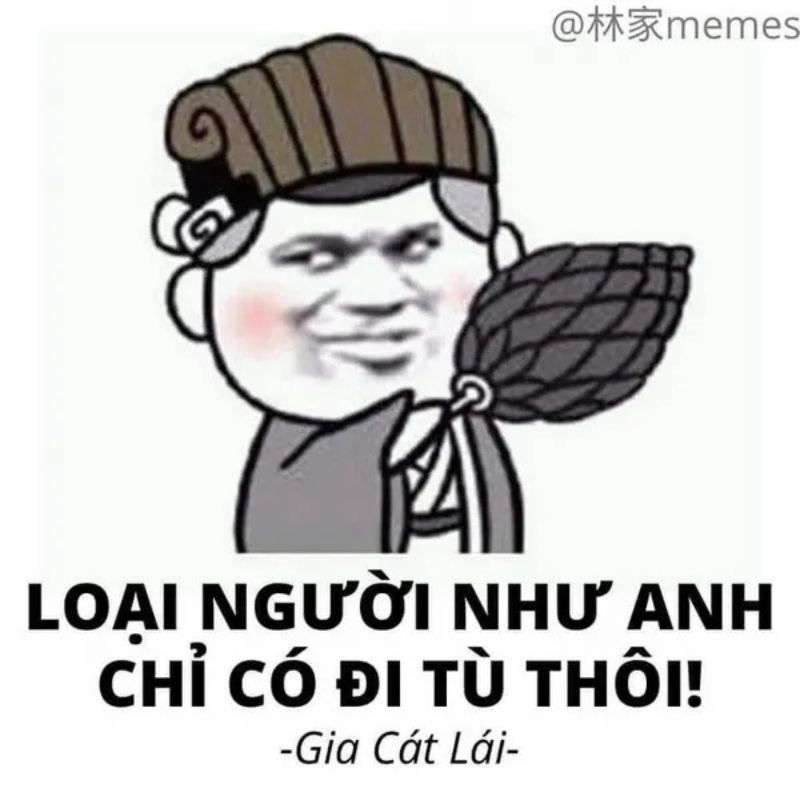 Loại người như anh chỉ có đi tù thôi, Gia Cát Lượng phán