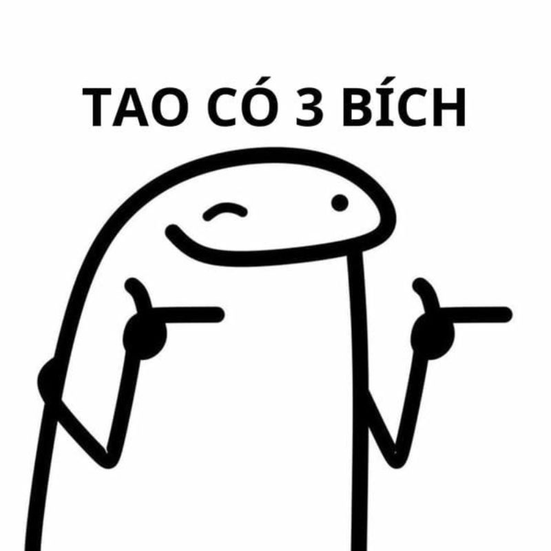 Bộ meme 3 bích chế "xin đi trước" cực bá đạo cho GenZ cmt dạo 2 Meme tao có 3 bích