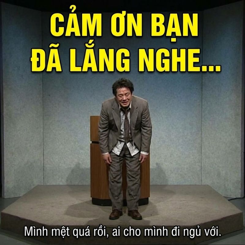 99+ meme cảm ơn đã lắng nghe hài hước cho slide kết thúc thuyết trình 14 meme cam on da lang nghe 14