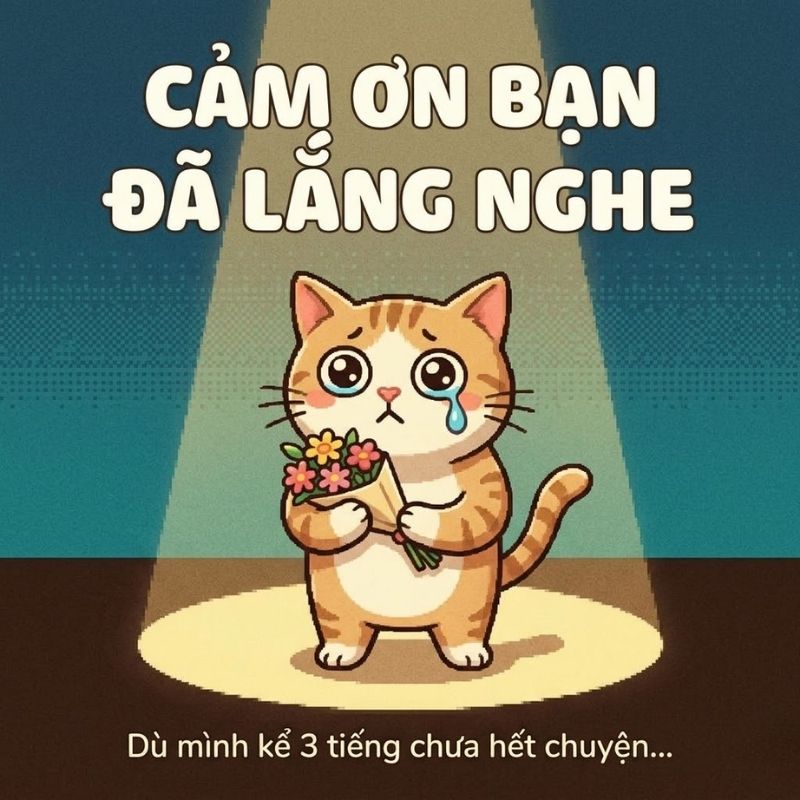 99+ meme cảm ơn đã lắng nghe hài hước cho slide kết thúc thuyết trình 2 Meme cảm ơn đã lắng nghe đáng yêu