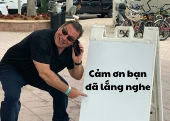 meme cảm ơn đã lắng nghe