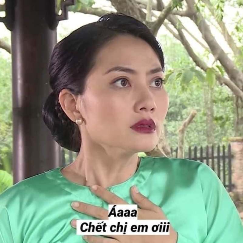 Ảnh meme chết trong tim "Chết chị em ơi"