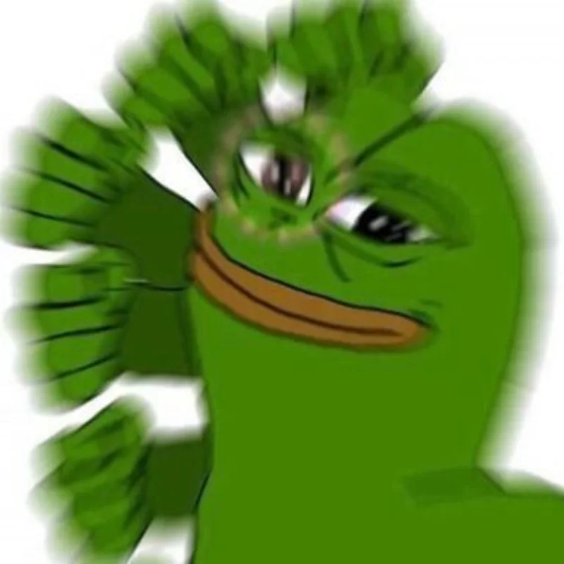 Meme Pepe tung liên hoàn cú đấm tốc độ cao với hiệu ứng nhòe