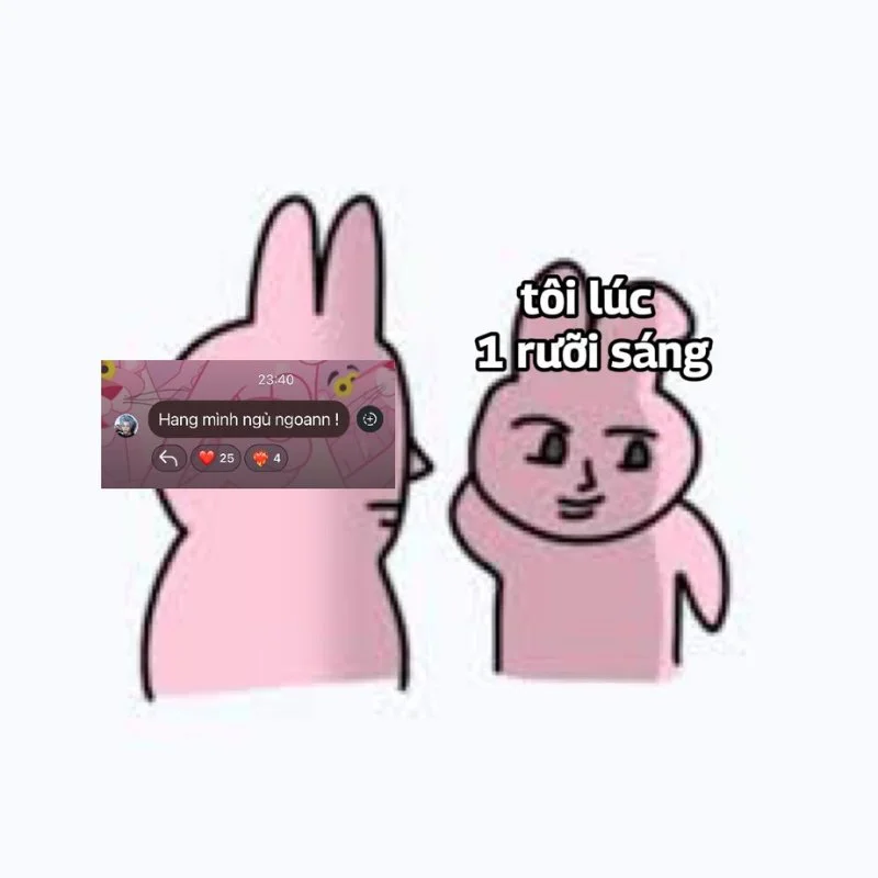 Meme gãi đầu thỏ hồng ảnh chế