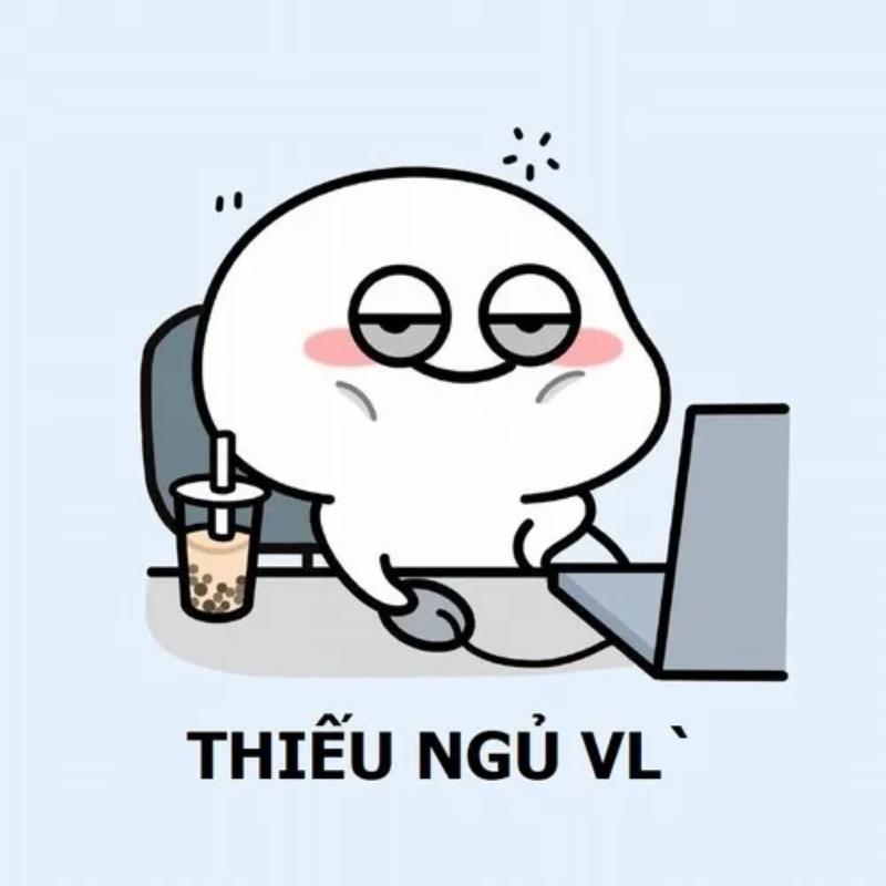 meme mất ngủ quầng thâm mắt hài hước khiến bạn cười ngất