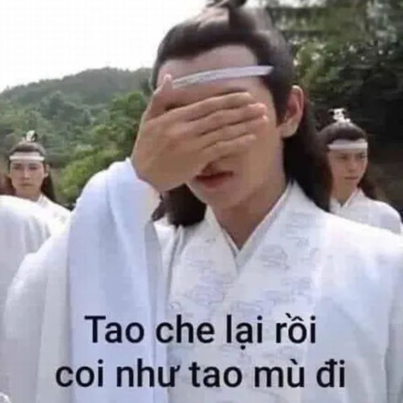 Tao che lại rồi, coi như tao mù đi