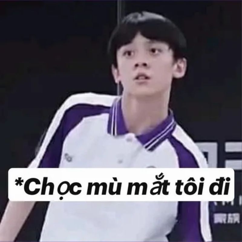 Chọc mù mắt tôi đi ảnh chế