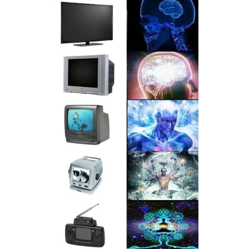 99+ meme não to cà khịa cực gắt với loạt ảnh chế siêu hài 23 Meme não vũ trụ vô tri, phi logic vui nhộn