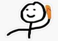 stickman ném dép