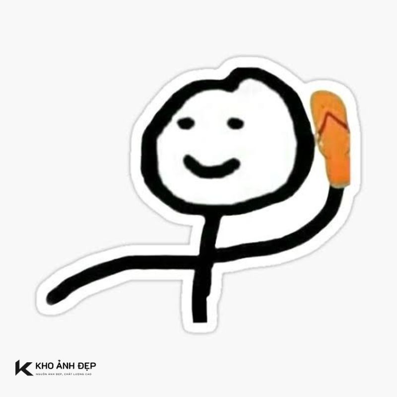 stickman ném dép