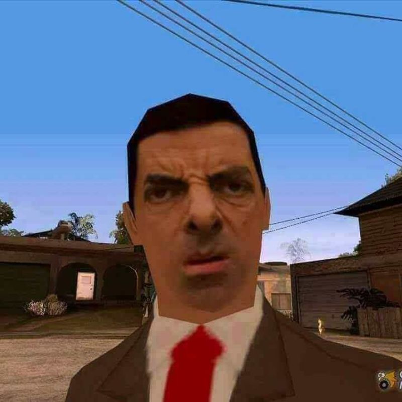 mr bean nhăn mặt khó hiểu