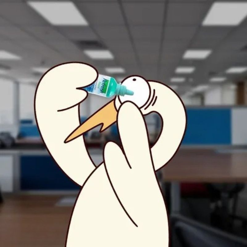 Meme nhỏ mắt để rửa sự ô uế này