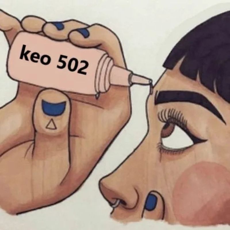 Rửa mắt bằng keo 502 để thanh lọc thị giác