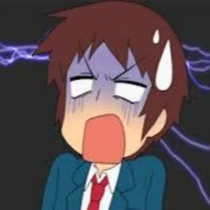 Meme Kyon anime sốc xanh mặt
