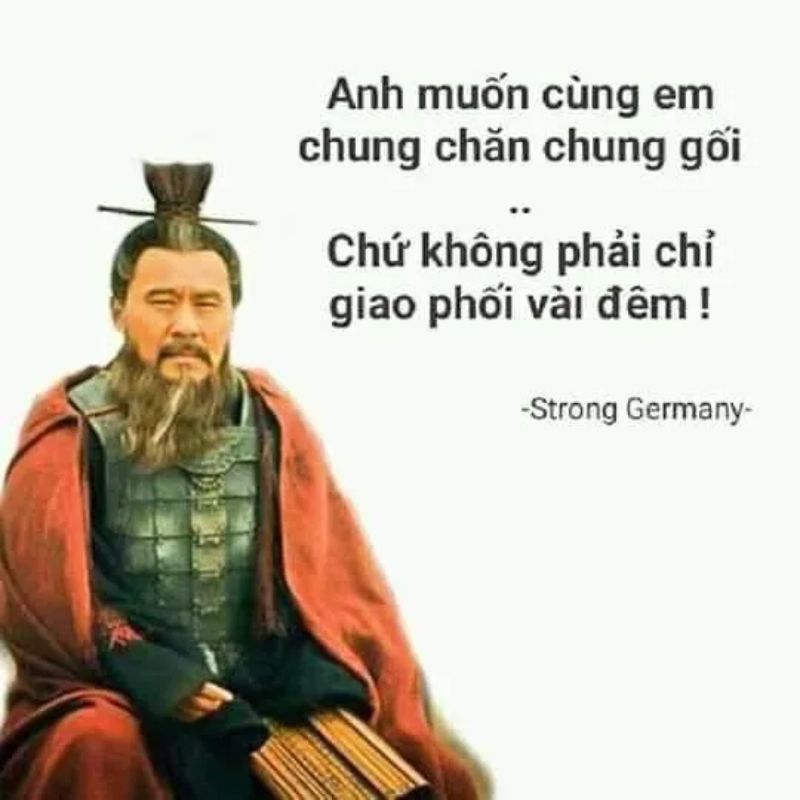 Tổng hợp 30+ meme Tào Tháo nói đạo lý, đa nghi cực hài hước 13 Meme Tào Tháo châm ngôn tình yêu