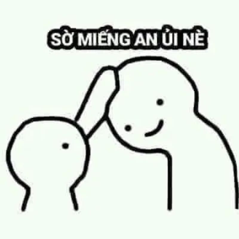 Khoảnh khắc xoa đầu an ủi siêu ấm áp