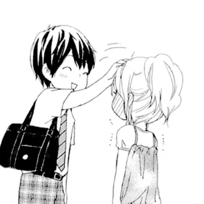 Meme xoa đầu cute anime lan tỏa sự quan tâm