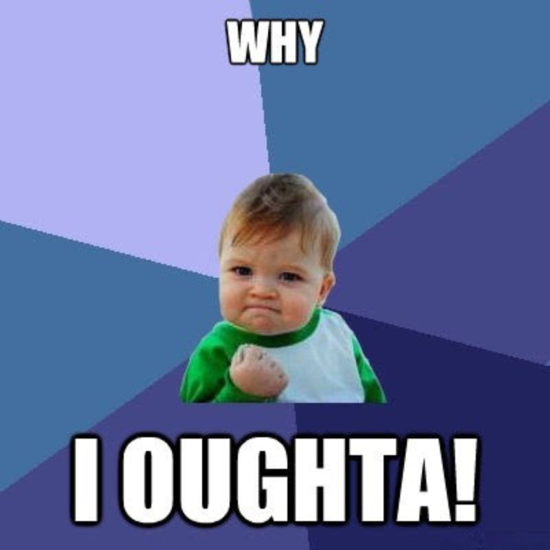 Meme success kid bắt nguồn từ khi bà Laney đăng bức ảnh lên Flickr với tiêu đề “Why I oughta…”