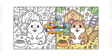tô màu chuột hamster