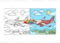 tô màu máy bay vietjet