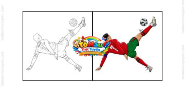 tô màu ronaldo